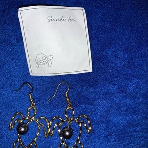 Gold Turtle Earrings